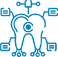 technology icon representing advanced care at dentist in downtown vancouver, bc